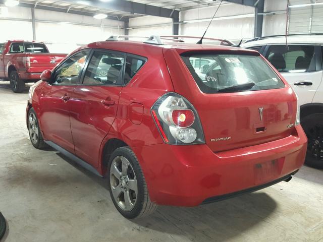 5Y2SP6E06AZ403266 - 2010 PONTIAC VIBE RED photo 3