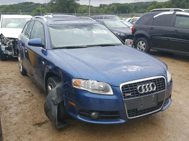 WAUKF78E68A078768 - 2008 AUDI A4 2.0T AV BLUE photo 1