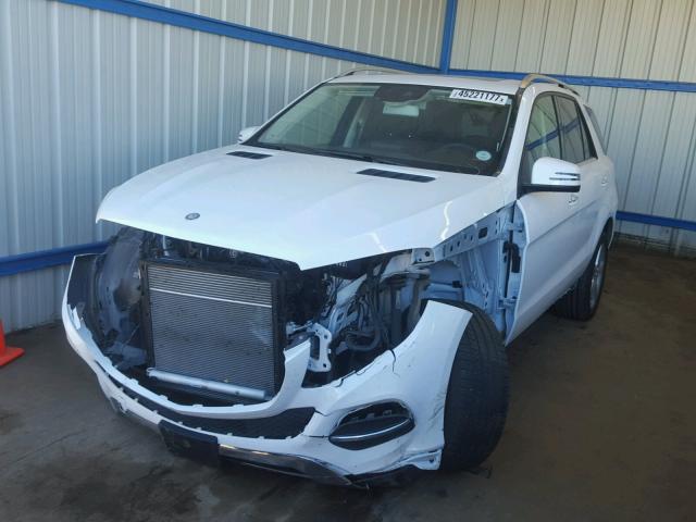 4JGDA5HB3GA811499 - 2016 MERCEDES-BENZ GLE 350 4M WHITE photo 2