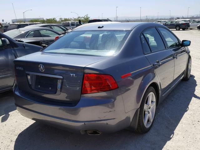 19UUA66245A065513 - 2005 ACURA TL GRAY photo 4