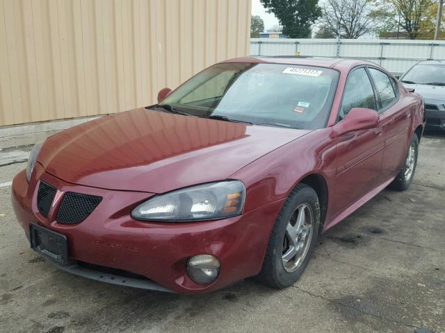 2G2WS522X41331134 - 2004 PONTIAC GRAND PRIX Շագանակագույն լուսանկար 2