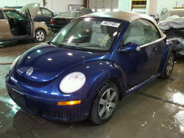 3VWRF31Y36M322579 - 2006 VOLKSWAGEN NEW BEETLE 蓝色 照片 2