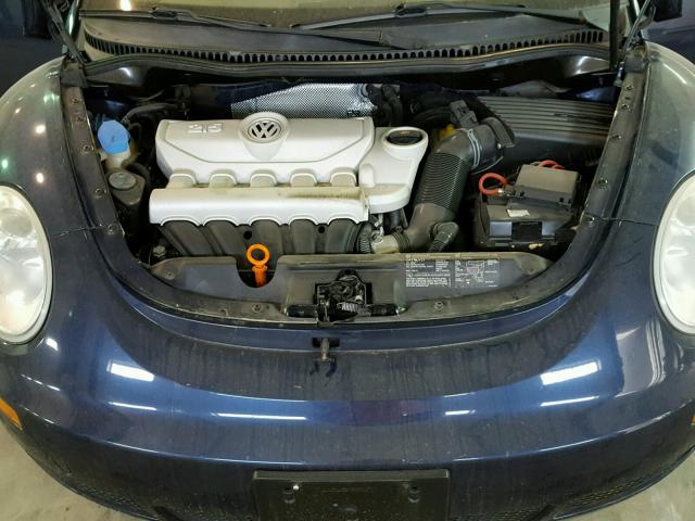 3VWRF31Y36M322579 - 2006 VOLKSWAGEN NEW BEETLE 蓝色 照片 7