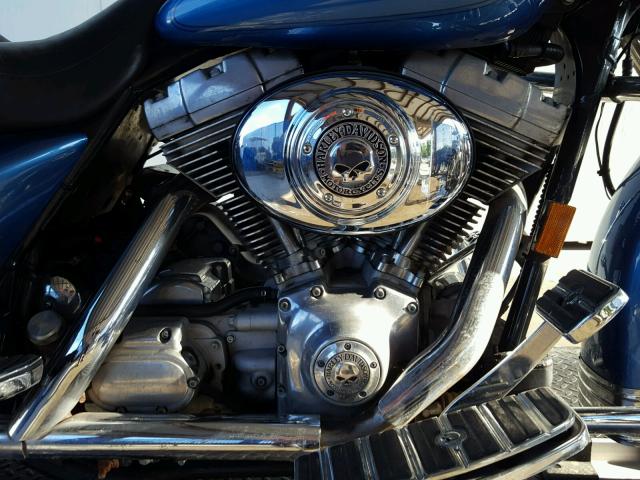 1HD1DDV115Y605542 - 2005 HARLEY-DAVIDSON FLHT BLUE photo 7