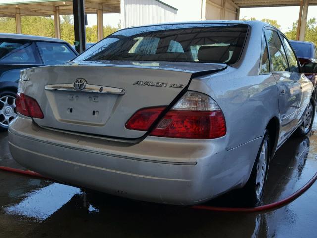 4T1BF28B24U345632 - 2004 TOYOTA AVALON SILVER photo 4
