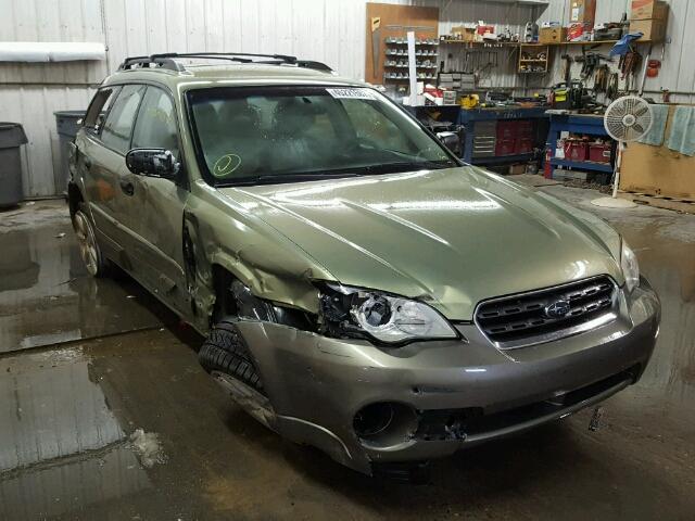 4S4BP61C976309341 - 2007 SUBARU LEGACY OUT GREEN photo 1