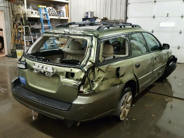 4S4BP61C976309341 - 2007 SUBARU LEGACY OUT GREEN photo 4