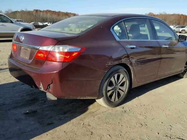 1HGCR2F32EA198681 - 2014 HONDA ACCORD LX MAROON photo 9