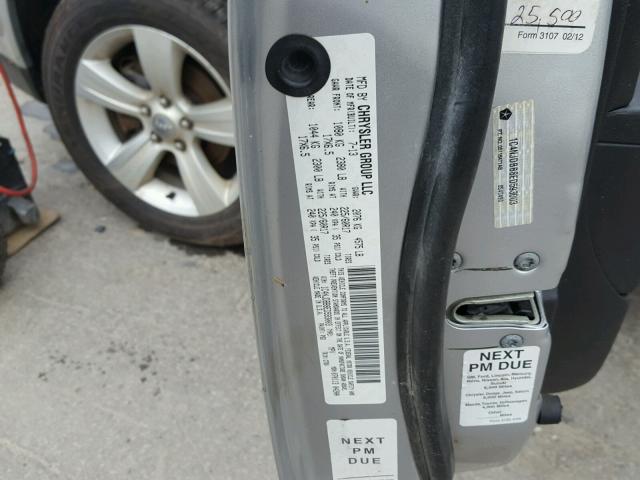 1C4NJDBB8ED593003 - 2014 JEEP COMPASS SP 银色 照片 10