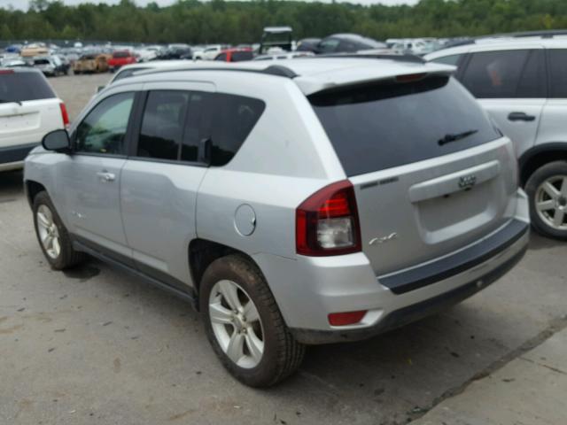 1C4NJDBB8ED593003 - 2014 JEEP COMPASS SP 银色 照片 3