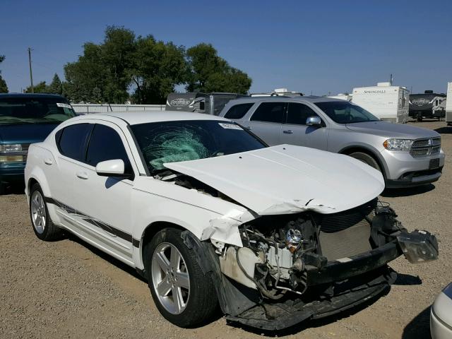 1B3BD1FB5BN590635 - 2011 DODGE AVENGER MA WHITE photo 1