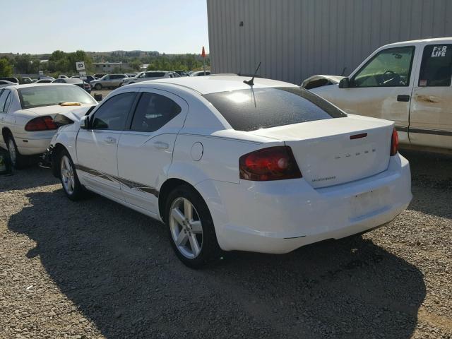 1B3BD1FB5BN590635 - 2011 DODGE AVENGER MA WHITE photo 3