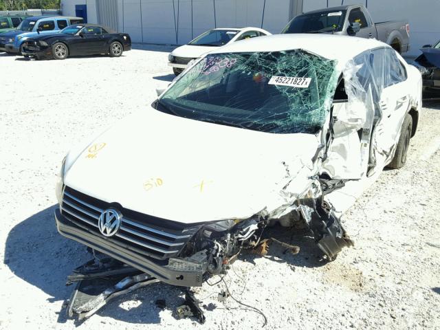 1VWAP7A30DC041862 - 2013 VOLKSWAGEN PASSAT S WHITE photo 2