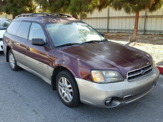 4S3BH6653Y7662021 - 2000 SUBARU LEGACY OUT MAROON photo 1