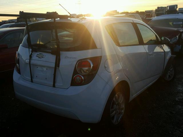 1G1JA6SH3C4163481 - 2012 CHEVROLET SONIC LS 白色 照片 4