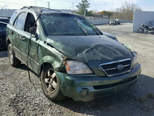 KNDJD733865604401 - 2006 KIA SORENTO EX GREEN photo 1