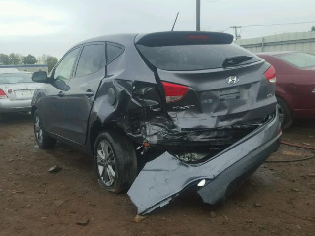 KM8JTCAF7EU822337 - 2014 HYUNDAI TUCSON GLS GRAY photo 3