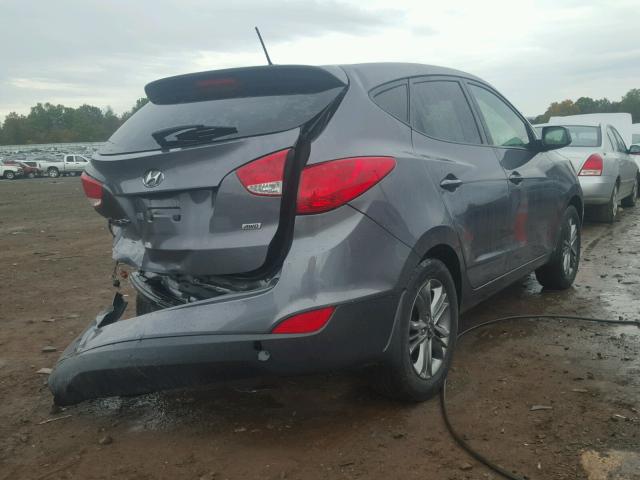 KM8JTCAF7EU822337 - 2014 HYUNDAI TUCSON GLS GRAY photo 4