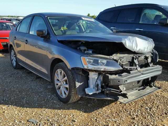 3VW1K7AJ8EM352257 - 2014 VOLKSWAGEN JETTA BASE ნაცრისფერი ფოტო 1