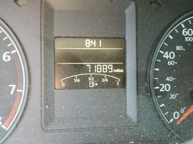 3VW1K7AJ8EM352257 - 2014 VOLKSWAGEN JETTA BASE ნაცრისფერი ფოტო 8