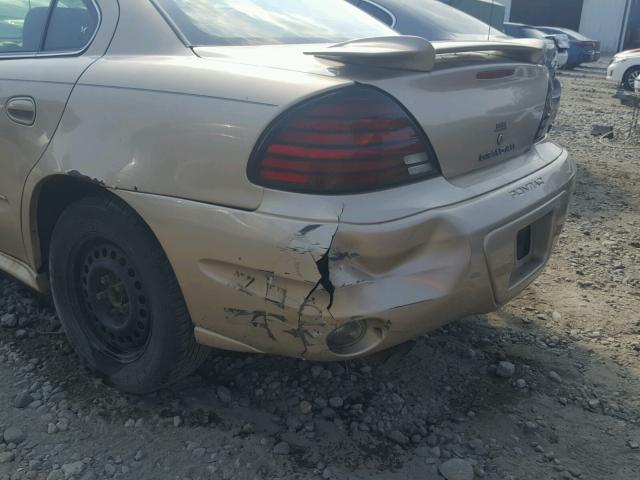 1G2NE52E95M110966 - 2005 PONTIAC GRAND AM S 金色 照片 9