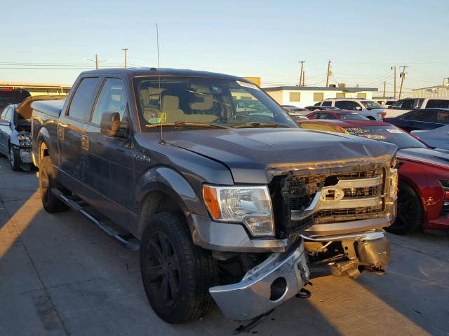 1FTFW1EF0EFA86698 - 2014 FORD F150 SUPER GRAY photo 1