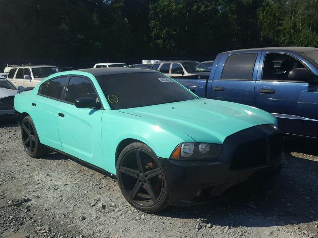 2B3CL1CT8BH551857 - 2011 DODGE CHARGER PO GREEN photo 1