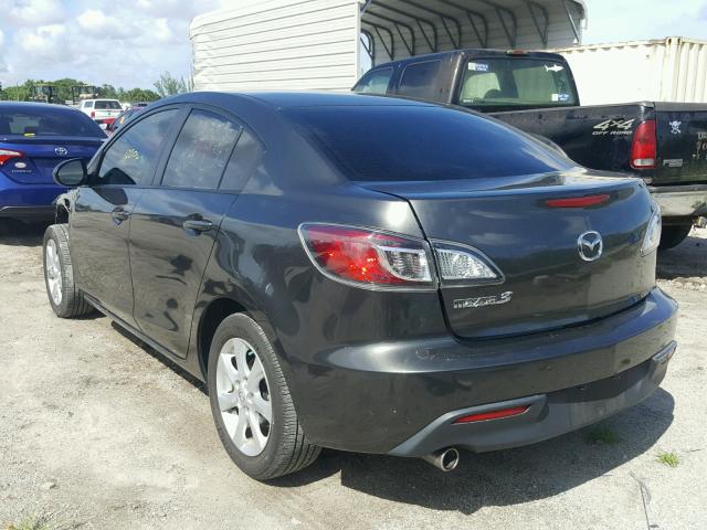 JM1BL1VF1B1448862 - 2011 MAZDA 3 I GRAY photo 3