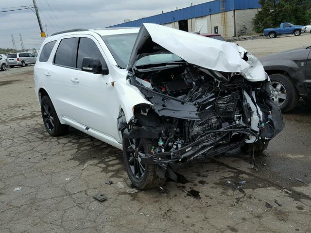 1C4RDJDG4HC937176 - 2017 DODGE DURANGO GT WHITE photo 1