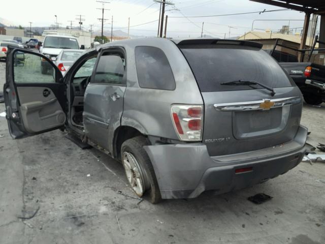 2CNDL63F566196184 - 2006 CHEVROLET EQUINOX LT GRAY photo 3