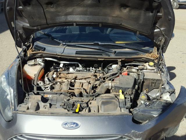 3FADP4EJ9EM108455 - 2014 FORD FIESTA SE GRAY photo 7