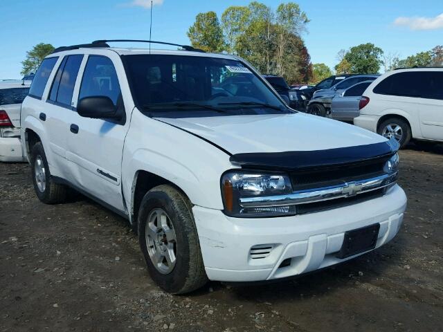 1GNDT13SX22343103 - 2002 CHEVROLET TRAILBLAZE WHITE photo 1