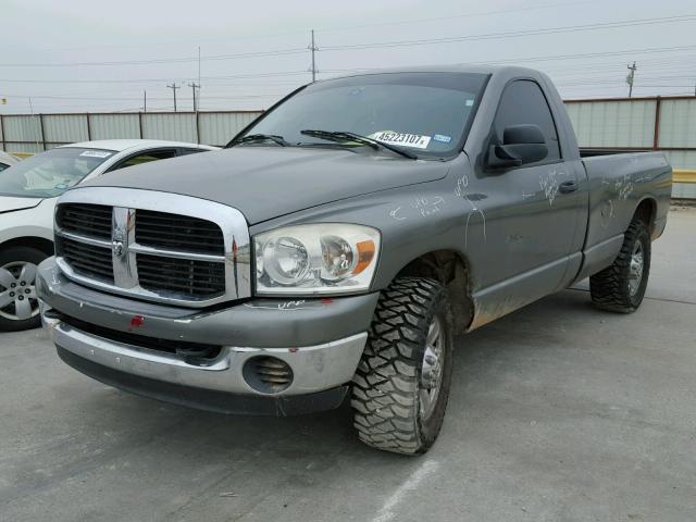 3D7KR26C86G246462 - 2006 DODGE RAM 2500 S GRAY photo 2