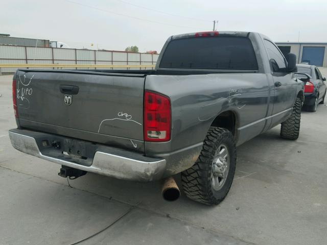 3D7KR26C86G246462 - 2006 DODGE RAM 2500 S GRAY photo 4