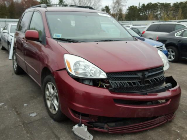 5TDBA22C44S015175 - 2004 TOYOTA SIENNA MAROON photo 1