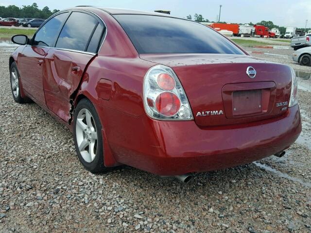 1N4BL11EX5C102305 - 2005 NISSAN ALTIMA SE RED photo 3