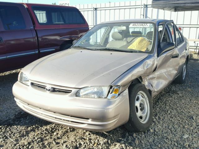 1NXBR12E2YZ397059 - 2000 TOYOTA COROLLA VE TAN photo 2