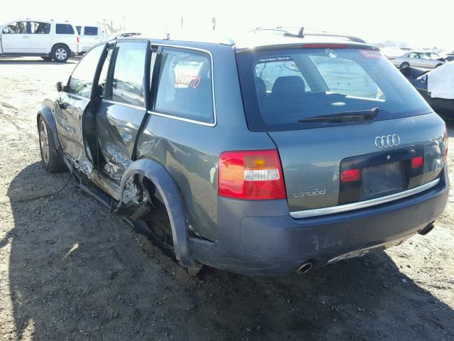 WA1YD64B95N026302 - 2005 AUDI ALLROAD GREEN photo 3