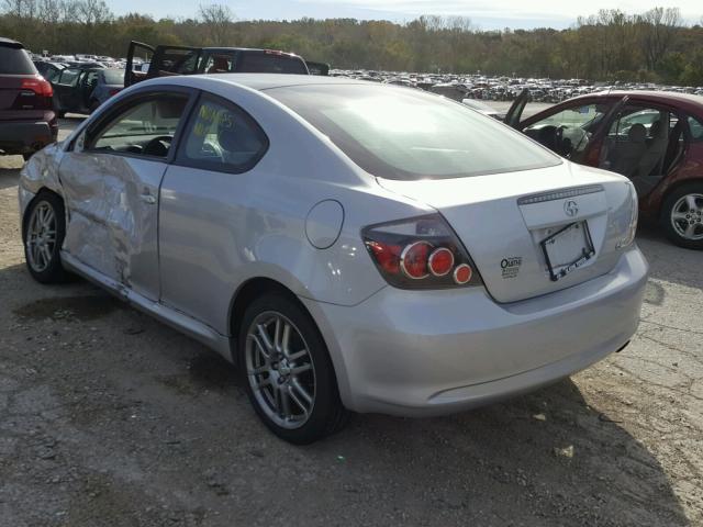 JTKDE3B77A0320151 - 2010 TOYOTA SCION TC SILVER photo 3