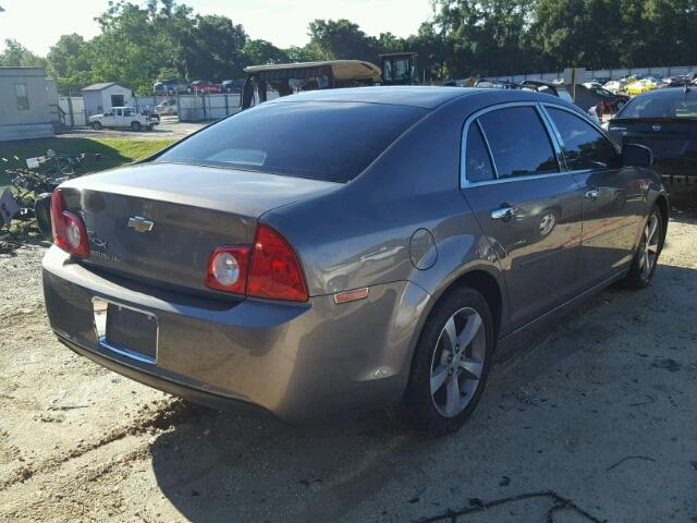 1G1ZC5EU4CF335909 - 2012 CHEVROLET MALIBU 1LT GRAY photo 4