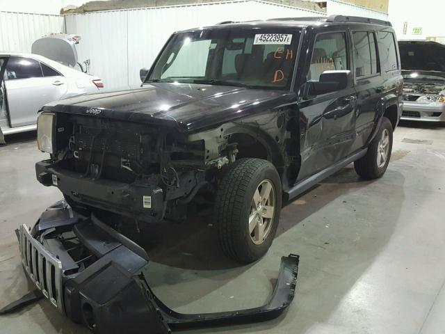 1J8HH48K47C577950 - 2007 JEEP COMMANDER 黑色 照片 2