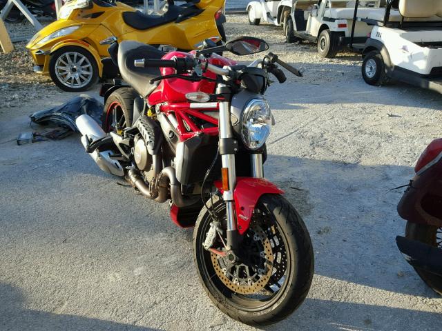 ZDM1RBSV1EB003777 - 2014 DUCATI MONSTER 12 RED photo 1