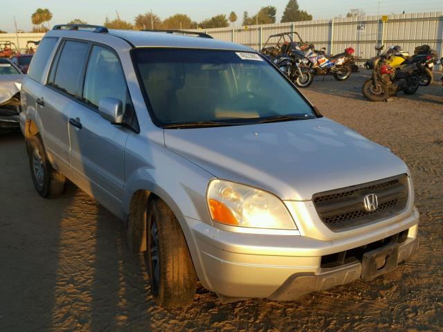 2HKYF18485H571146 - 2005 HONDA PILOT EX SILVER photo 1