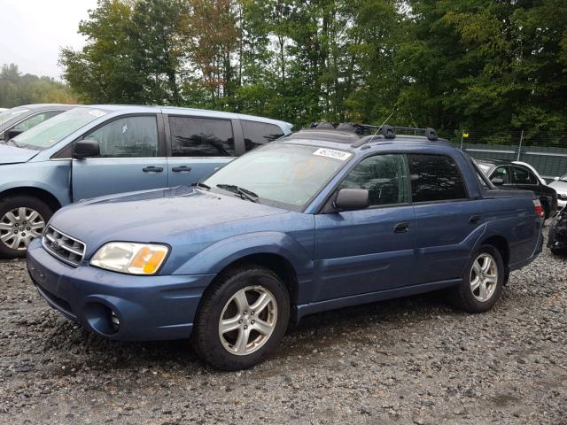 4S4BT62C066102653 - 2006 SUBARU BAJA SPORT BLUE photo 2