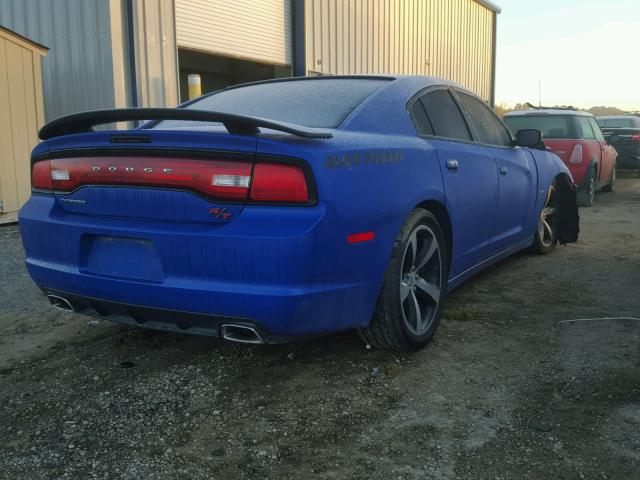 2C3CDXCT5DH676787 - 2013 DODGE CHARGER R/ BLUE photo 4