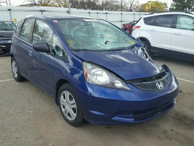 JHMGE8H35BC020158 - 2011 HONDA FIT BLUE photo 1