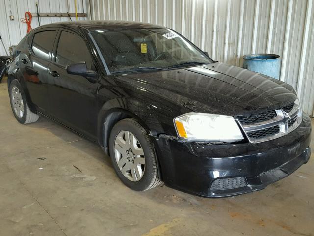 1B3BD4FB6BN564868 - 2011 DODGE AVENGER EX BLACK photo 1