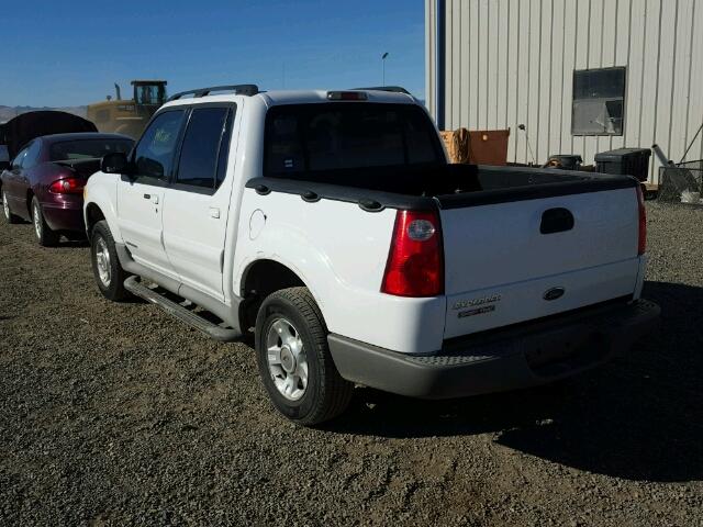 1FMZU67E22UC25298 - 2002 FORD EXPLORER S WHITE photo 3