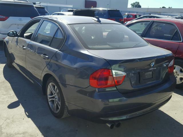WBAVA37588NL45035 - 2008 BMW 328 I GRAY photo 3