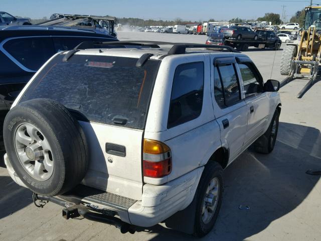 4S2CK58W1X4321310 - 1999 ISUZU RODEO S WHITE photo 4